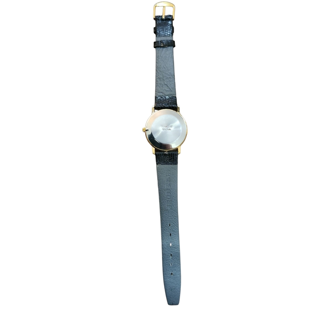 Pepsi-Cola Gold Watch with Leather Black Strap EUC 🎉Host Pick🎉 - Picture 4 of 8